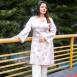 Beige Single Long Kameez