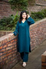 Deep Teal Long Two Piece Kameez