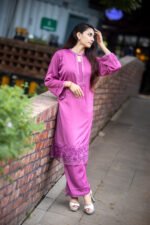 Dusty Pink Long Two Piece Kameez