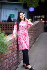 Blush Pink Single Short Kameez