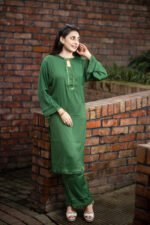 Emerald Green Long Two Piece Kameez