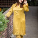 Honey Gold Long Two Piece Kameez