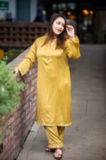 Honey Gold Long Two Piece Kameez