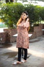 Mauve Pink Single Kurti